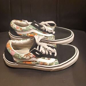 VANS Off The Wall GARDEN FLORAL Flower Skate - Size 6.5‎